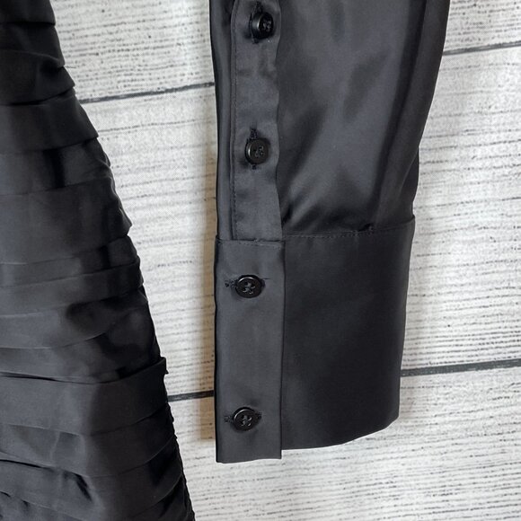 Redpolaris Black Funky Asymmetrical Style Party Mini Dress Size M - Picture 6 of 12